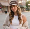Coffeegrl two tone trucker hat