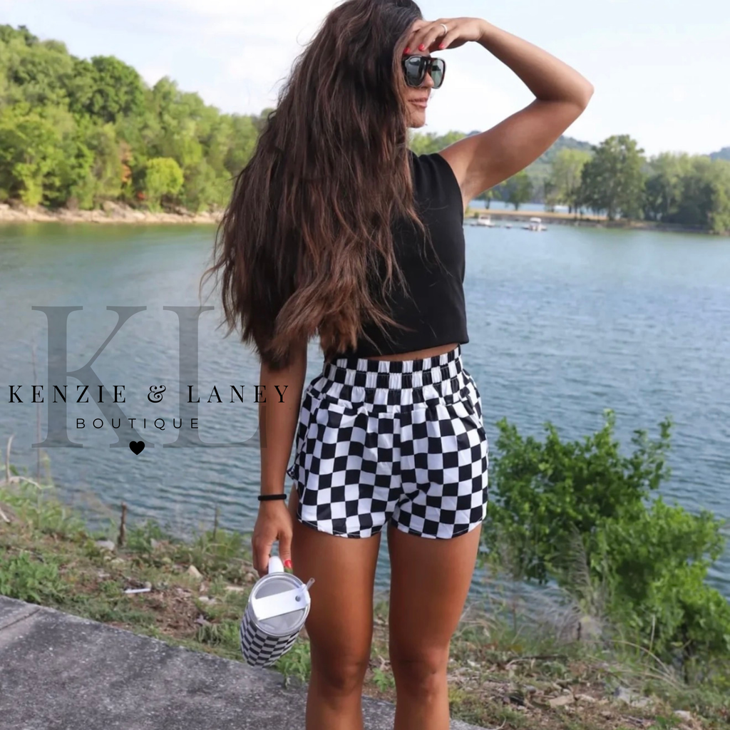 Kenzie checkered shorts