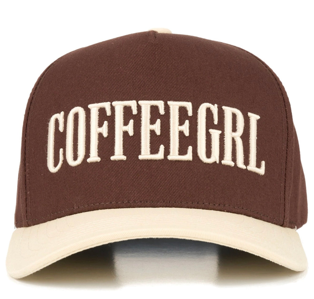 Coffeegrl two tone trucker hat